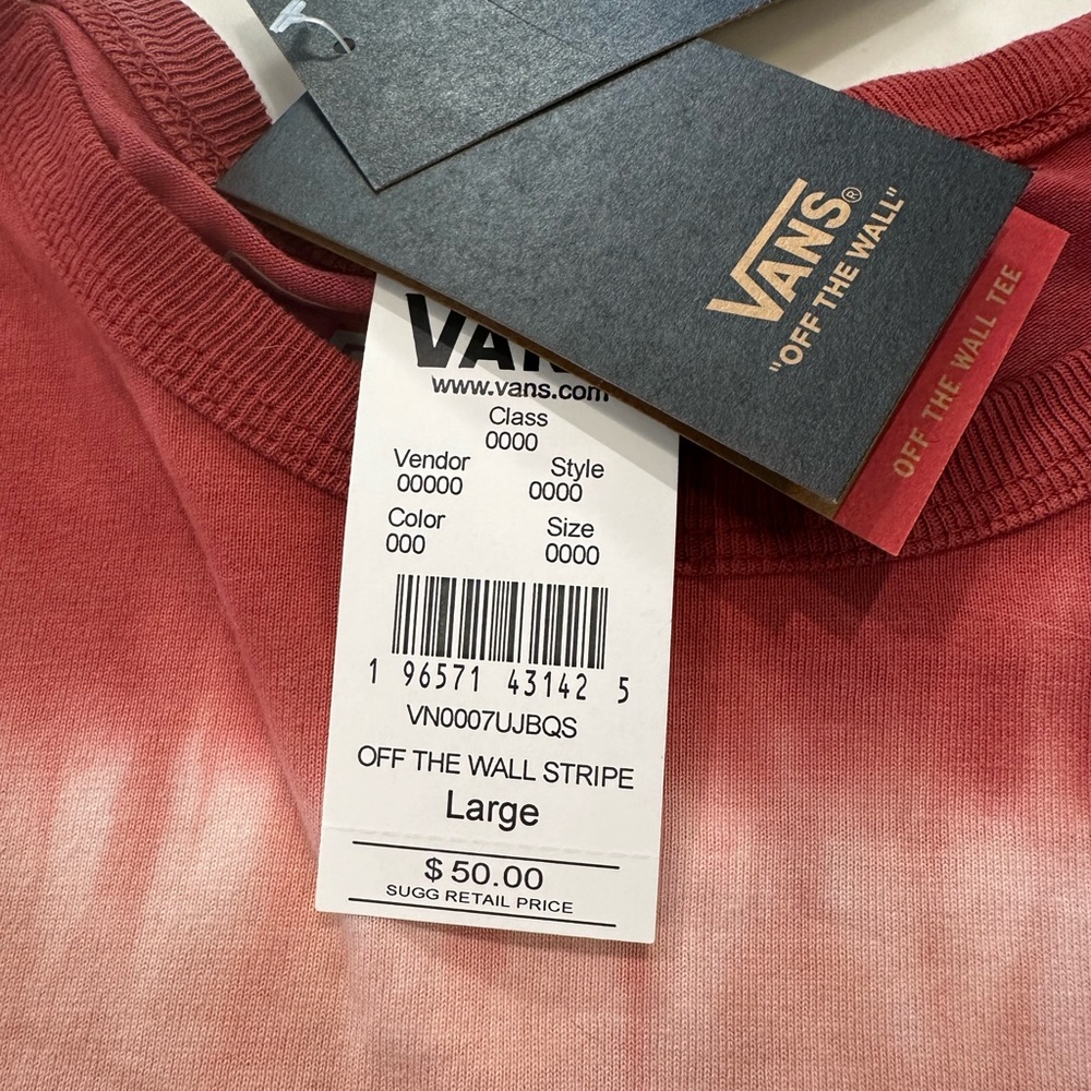 Men’s Vans Long Sleeve Tshirt